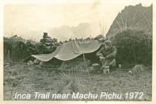 Inca Trail Near Machu Pichu
